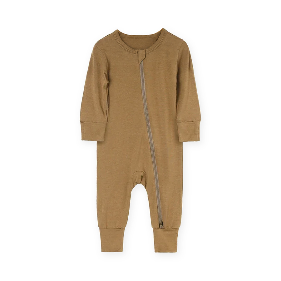 Airy Neutrals Romper — Camel — Front view — image 1