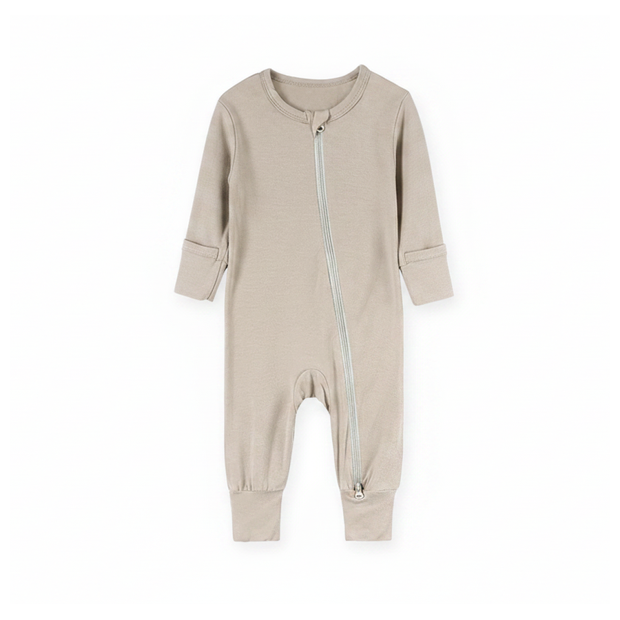 Airy Neutrals Romper — Oatmeal — Front view — image 1