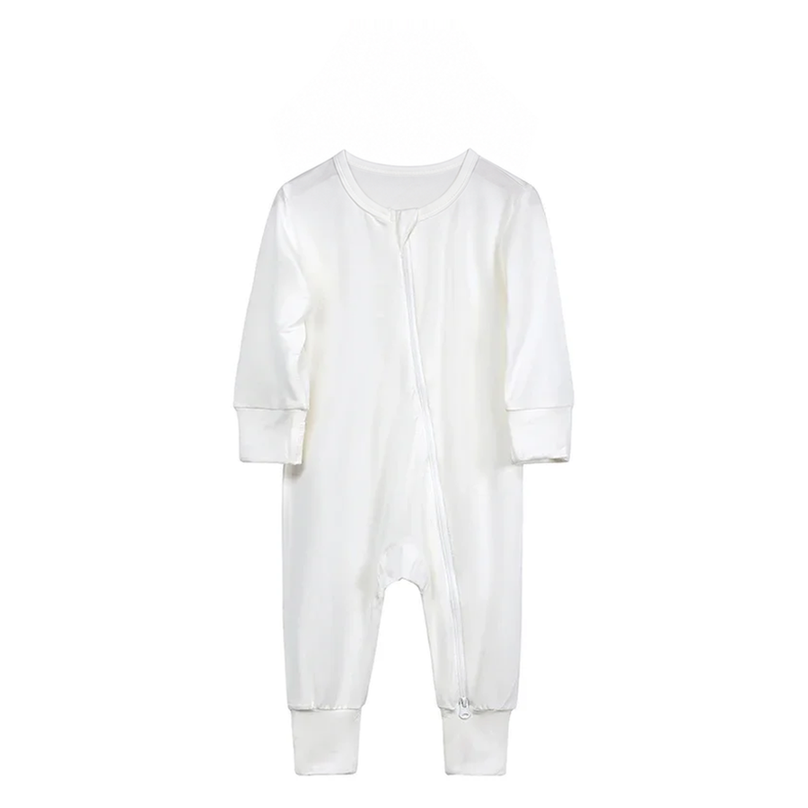 Airy Neutrals Romper — White — Front view — image 1
