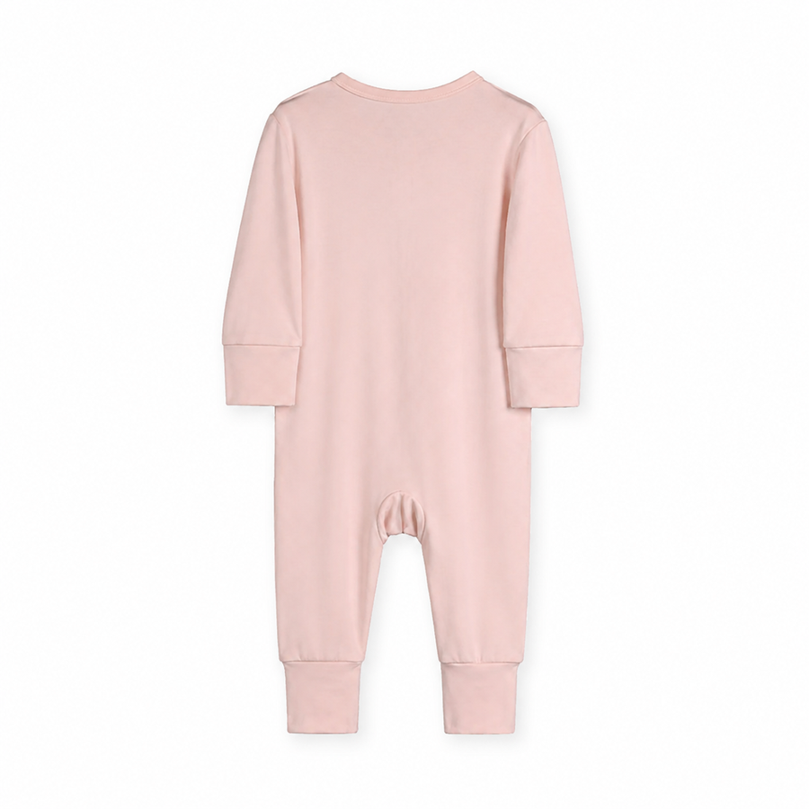 Rose Garden Romper — Blush Pink — Back view — image 2