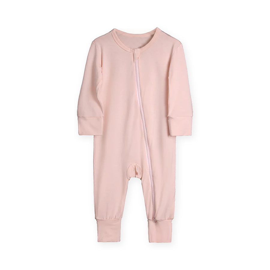Rose Garden Romper — Blush Pink — Front view — image 1