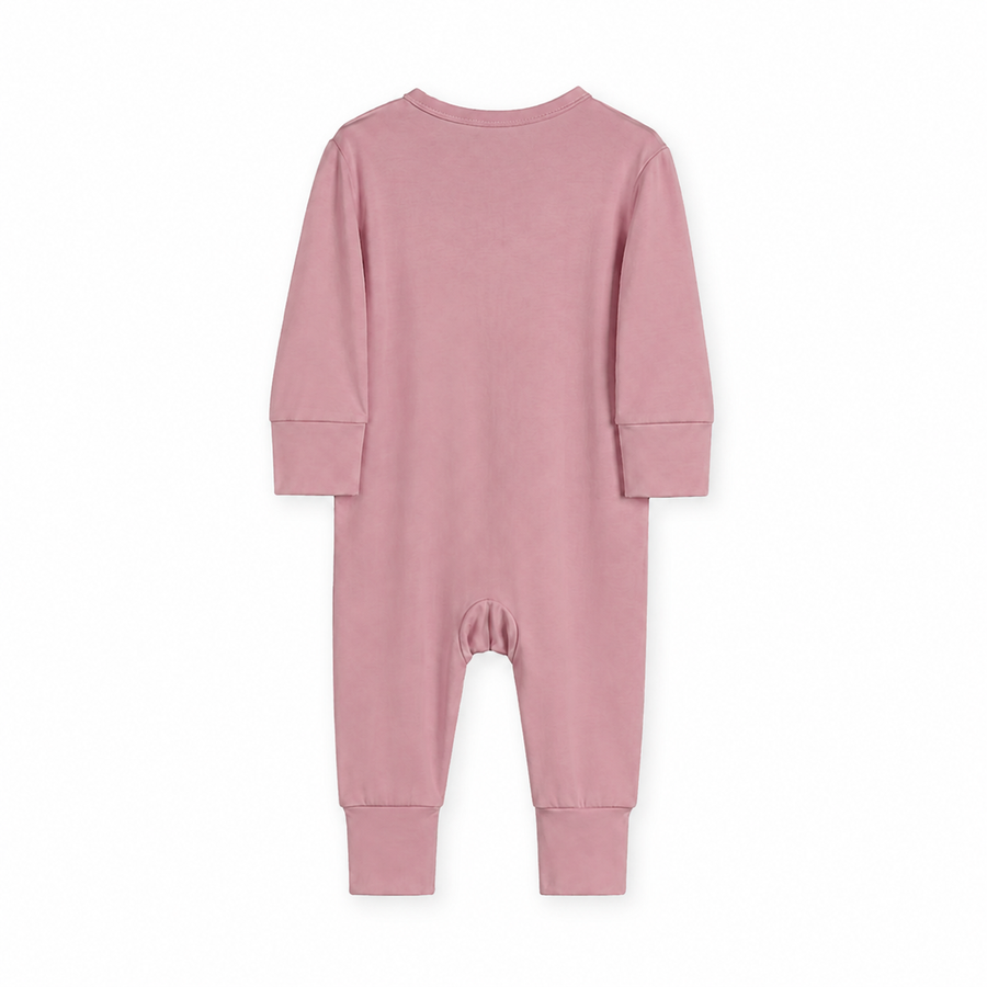 Rose Garden Romper — Dusty Rose — Back view — image 2