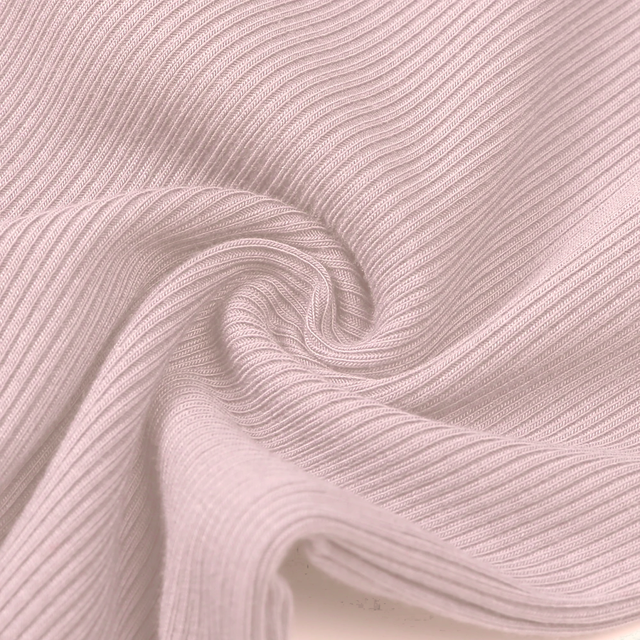Ribbed Dusty Heavyweight Romper — Blush Pink — Fabric detail — image 12