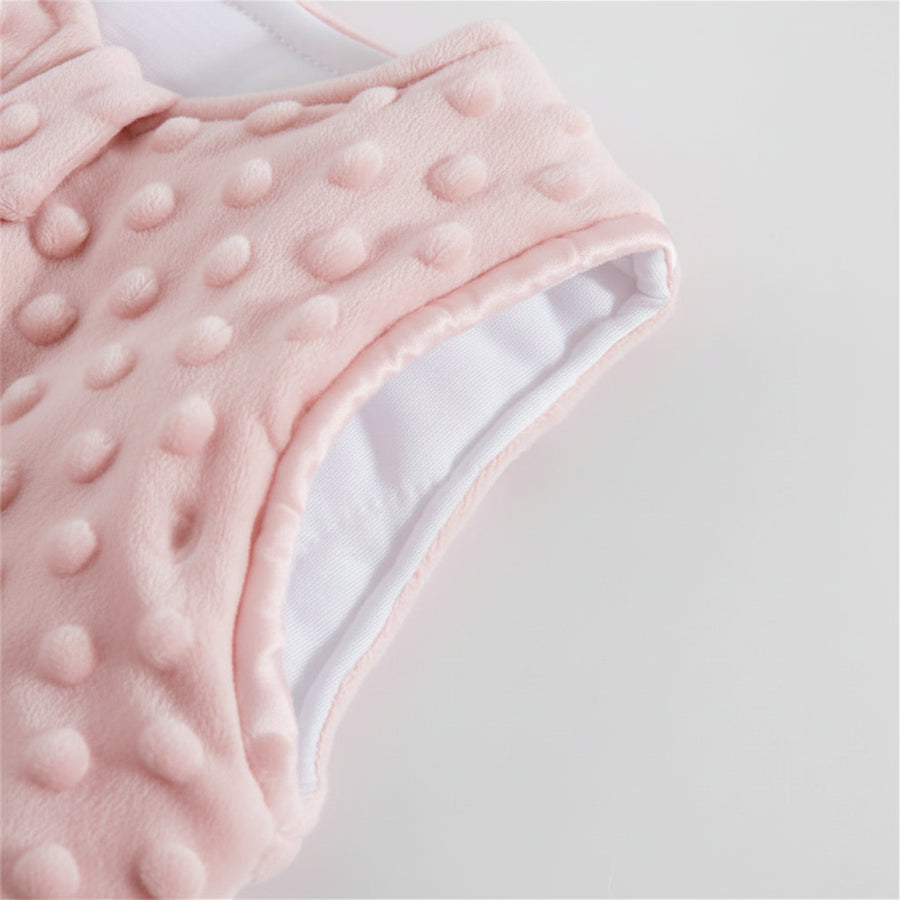 Plush Velvet Sleep Sack - Pink, product view 2
