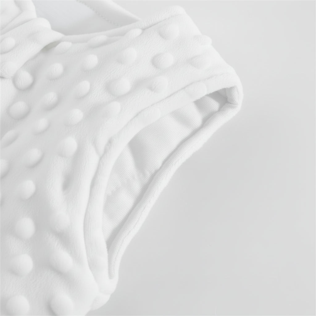 Plush Velvet Sleep Sack - White