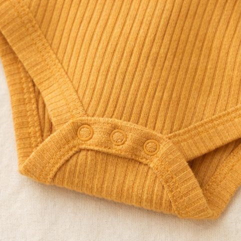 Le Petit Quatuor Ribbed Bodysuit 4-Pack - Earth, product view 5