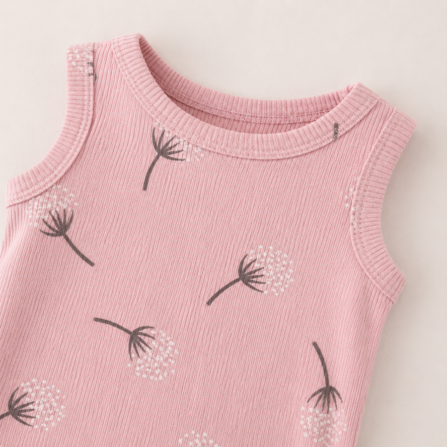 Sunny Days Bodysuit & Shorts Set - Pink, product view 5