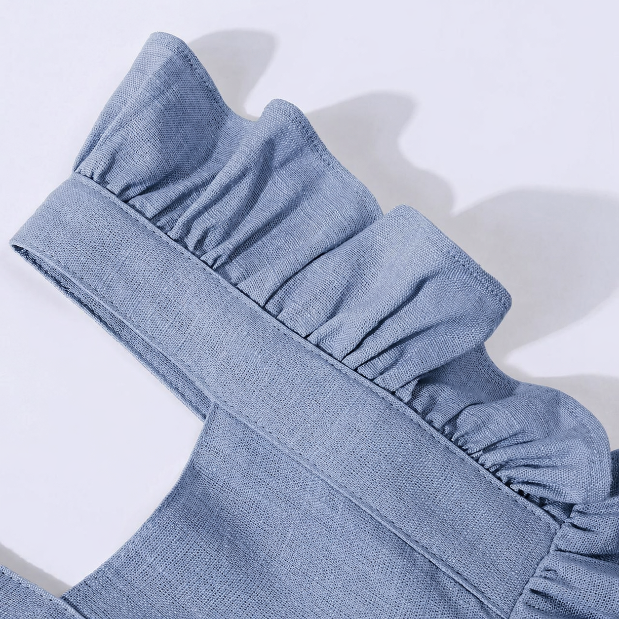 Camille Flutter Romper - Blue