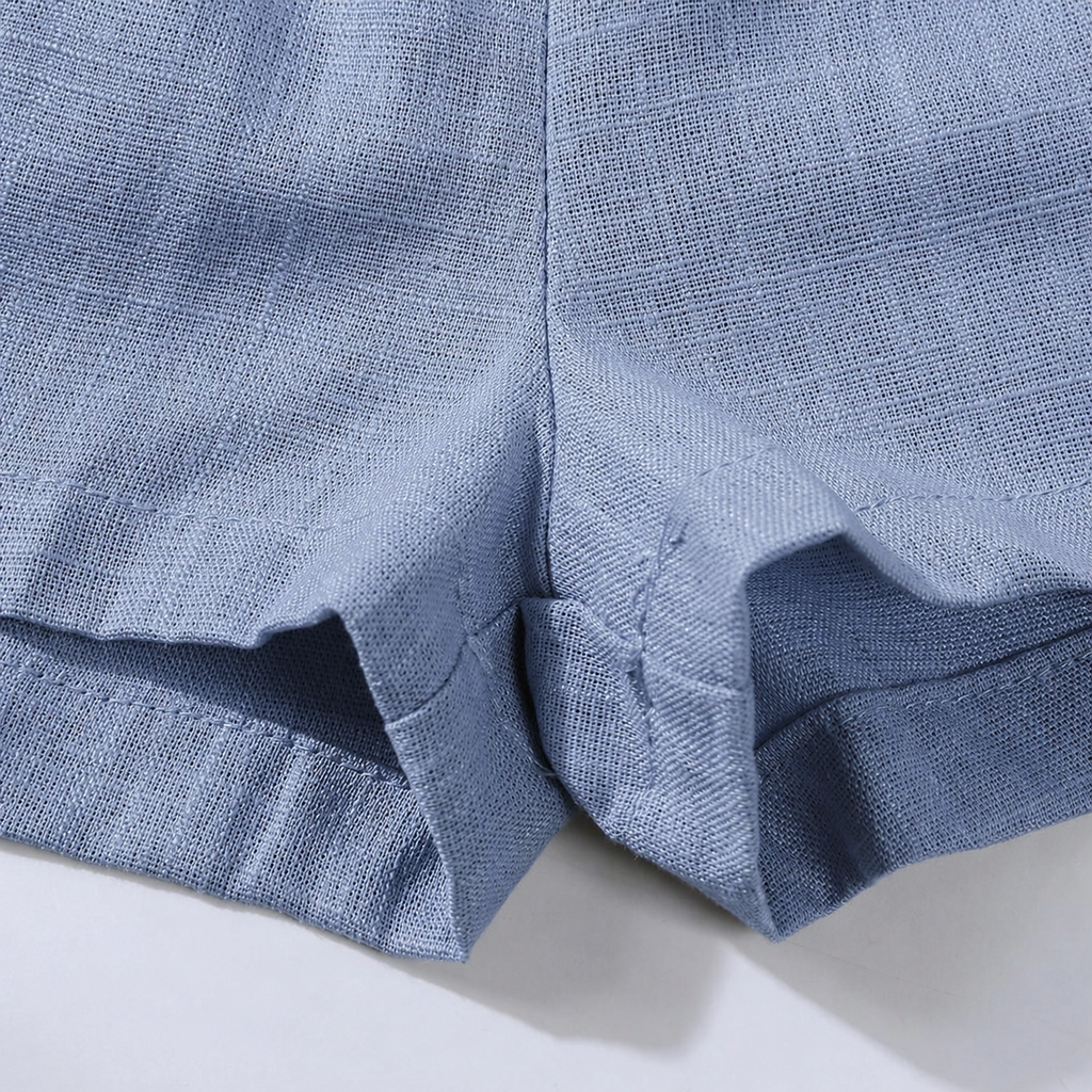 Camille Flutter Romper - Blue