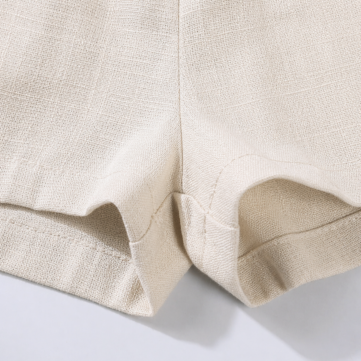 Camille Flutter Romper - Beige