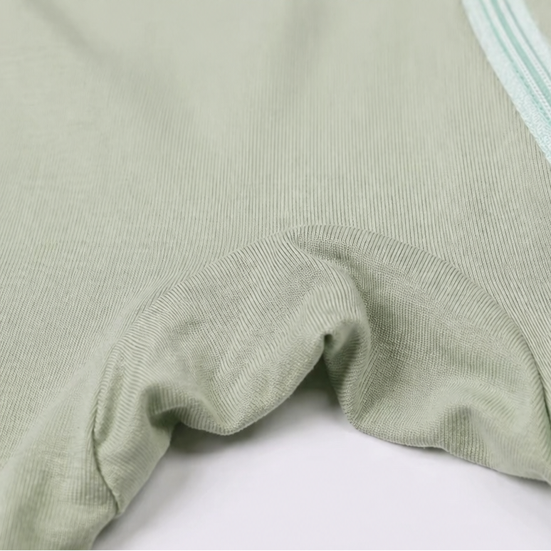 Bamboo Short Sleeve Zip Romper - Sage