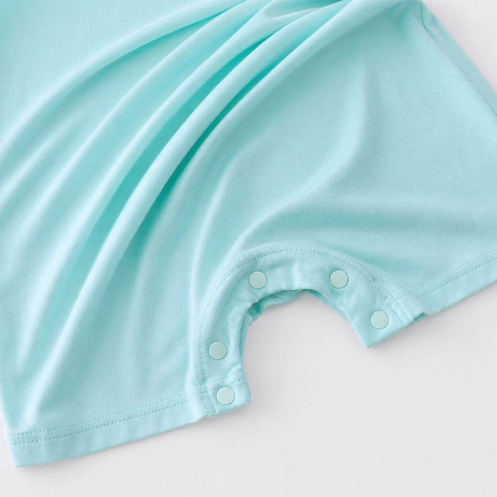 Short Sleeve Shortie Romper - Blue