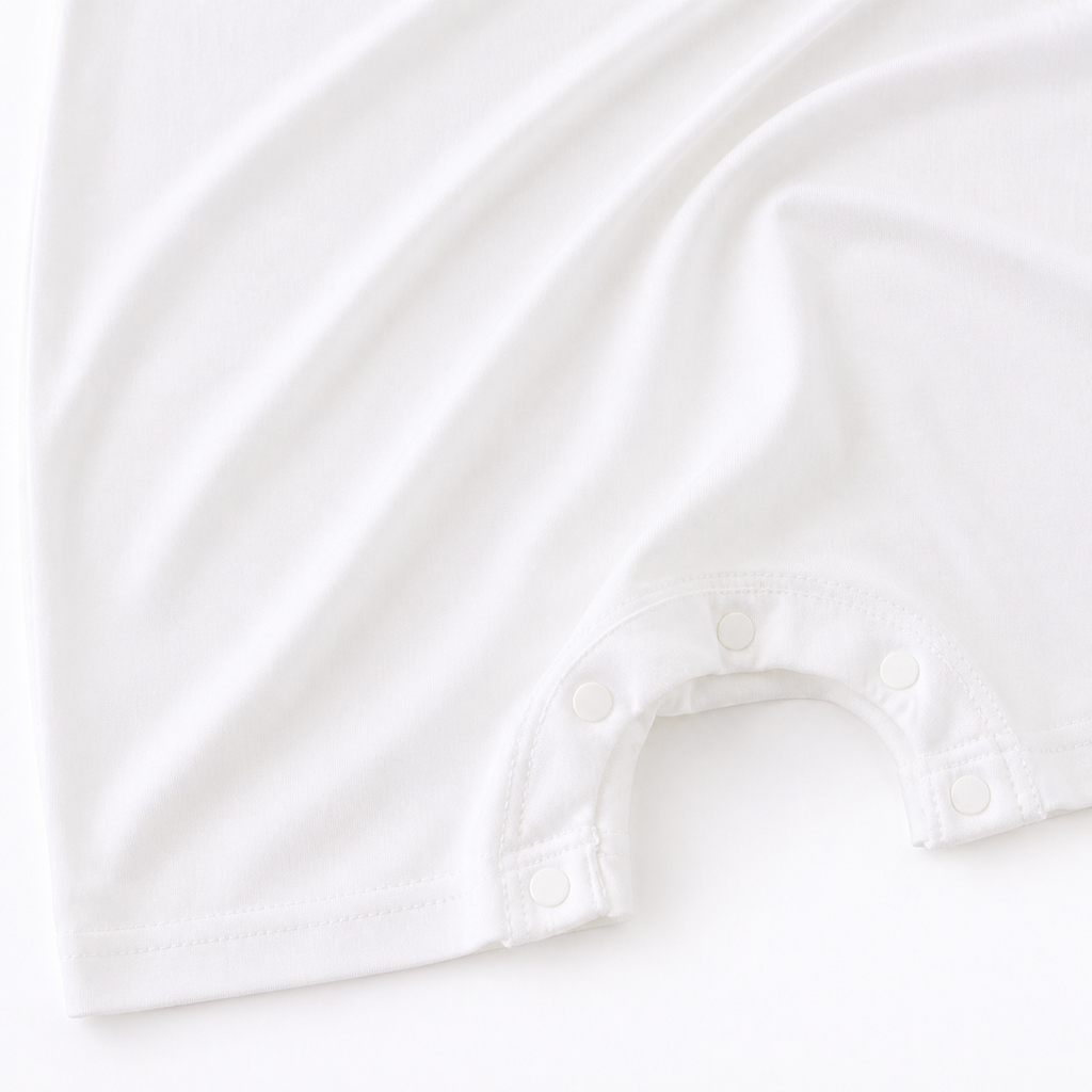 Short Sleeve Shortie Romper - White