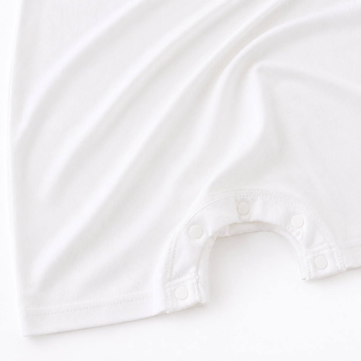 Short Sleeve Shortie Romper - White
