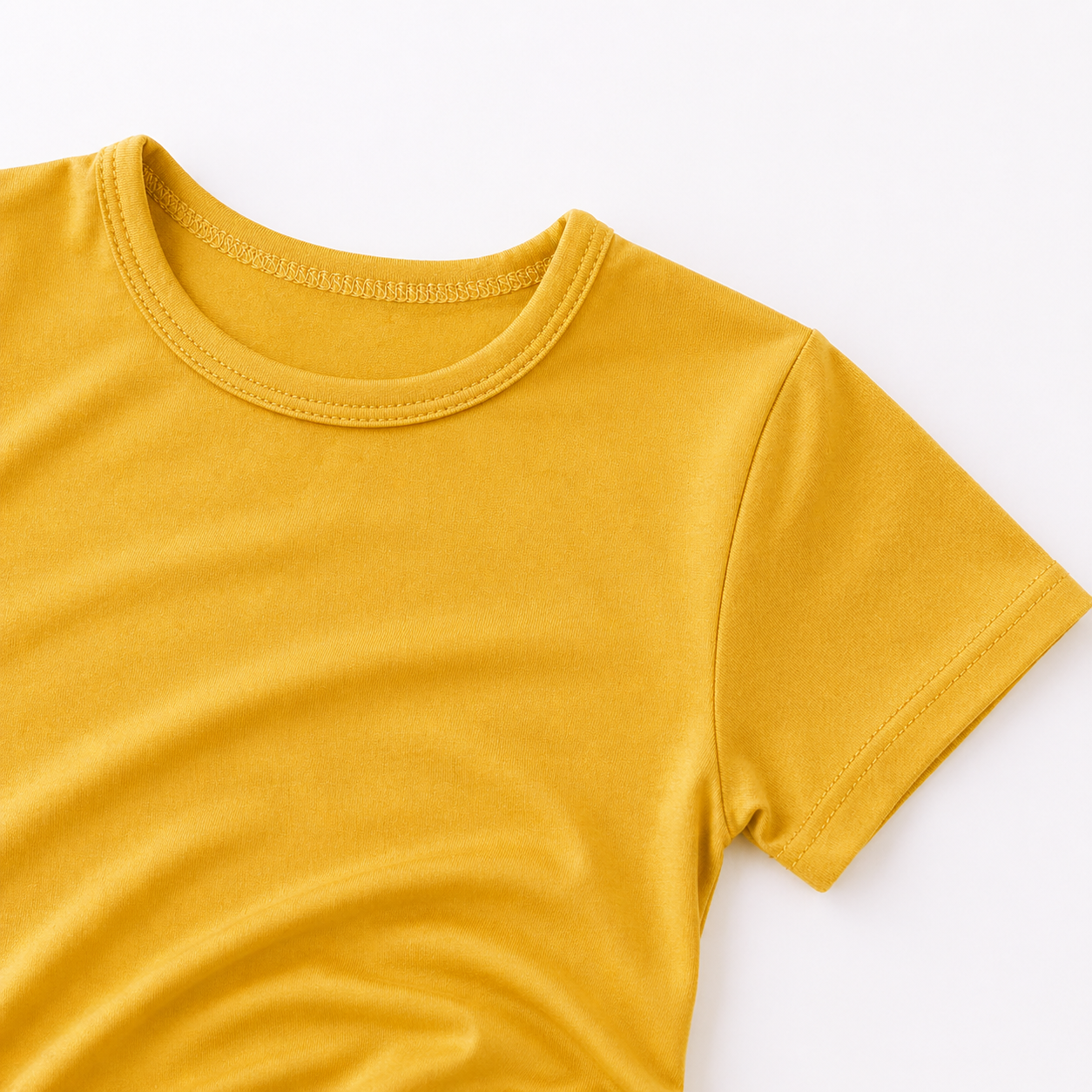 Short Sleeve Shortie Romper - Mustard