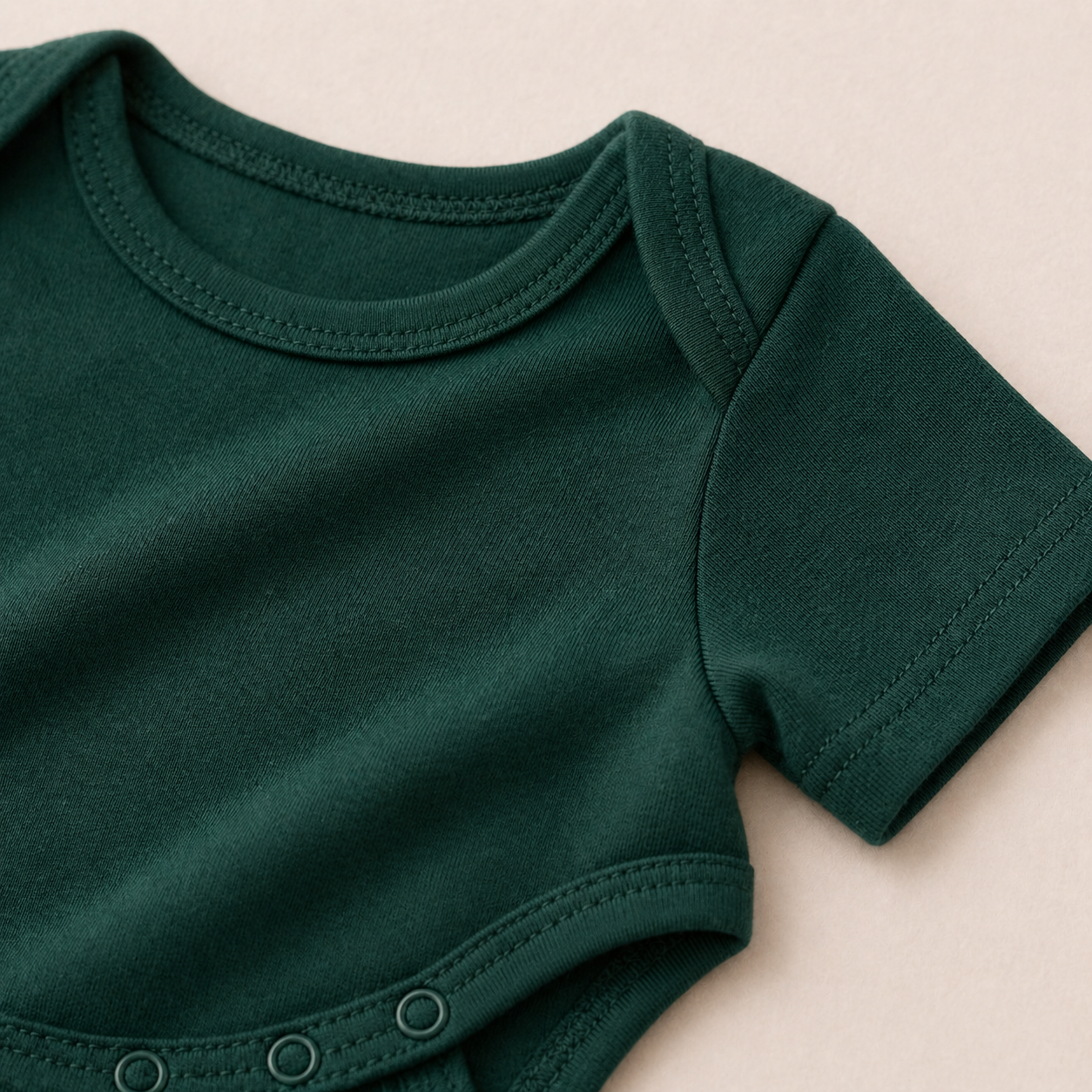 Soft Bamboo Short Sleeve Bodysuit - Deep teal