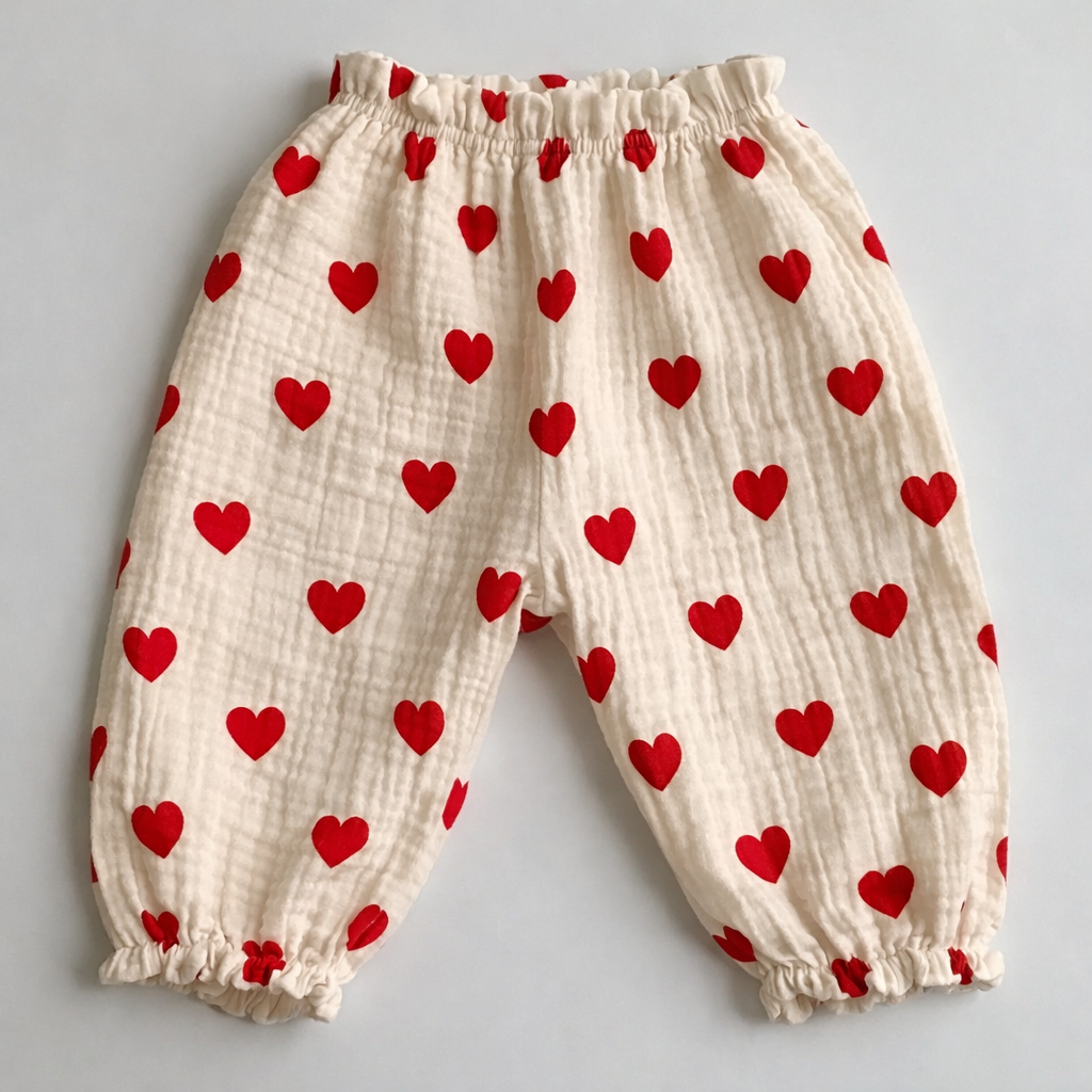 Hearts Bloomer Pants