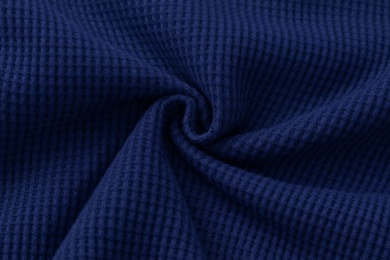 Waffle Knit Pocket Romper - Navy blue