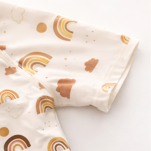 Sunlit Swim Romper - Rainbows