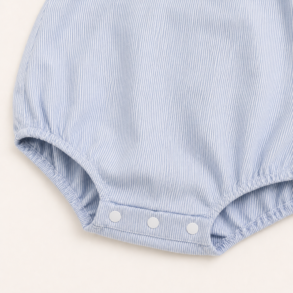 Americana Seersucker Bubble Romper