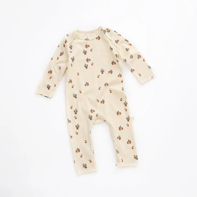 Spring Print Cotton Romper, product view 6
