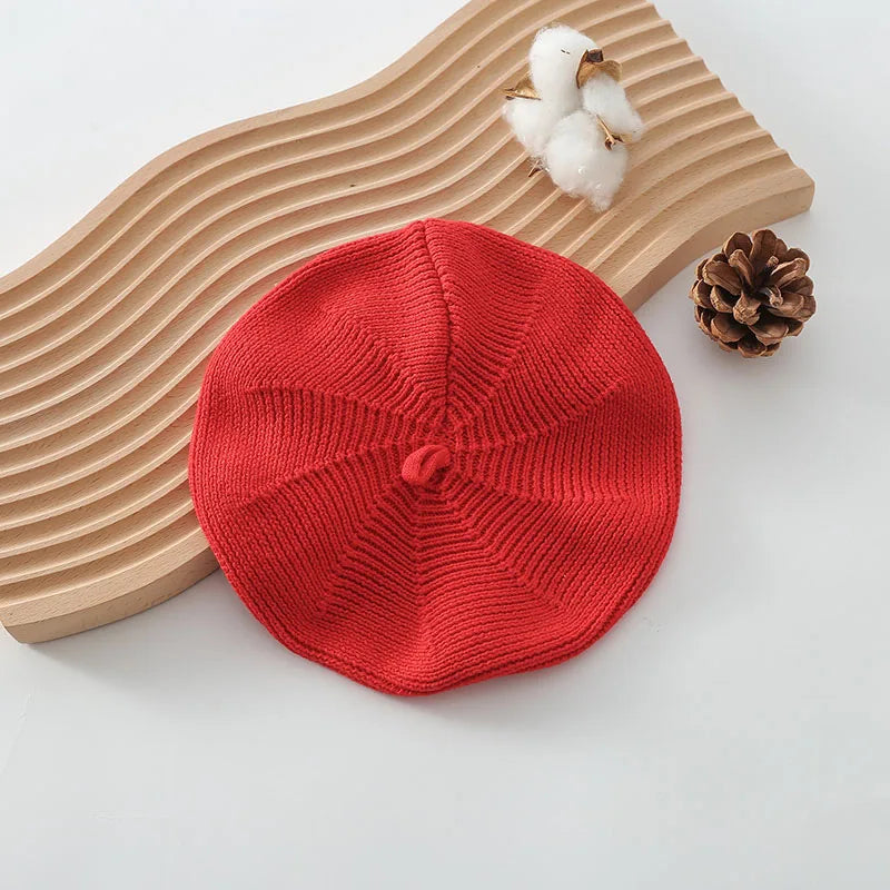 Cotton Knit Baby Beret, product view 11