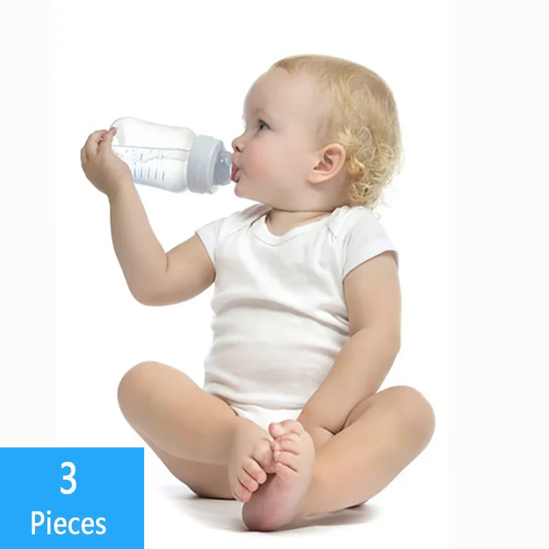 3PCS Baby Bodysuit Set with Short Sleeves
