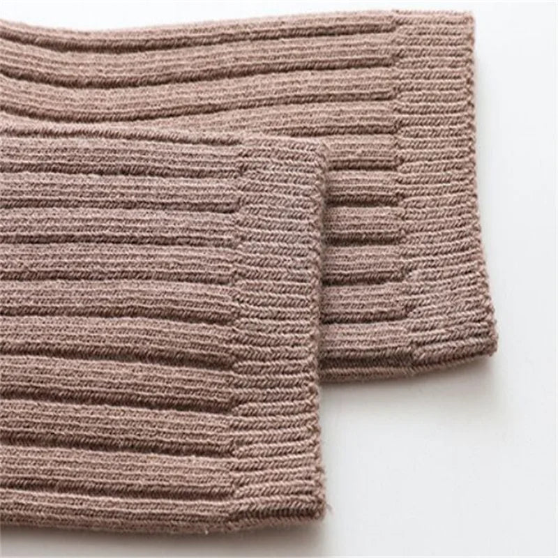 Ribbed Everyday Sock Set – 5 Pairs - Earthy Neutrals