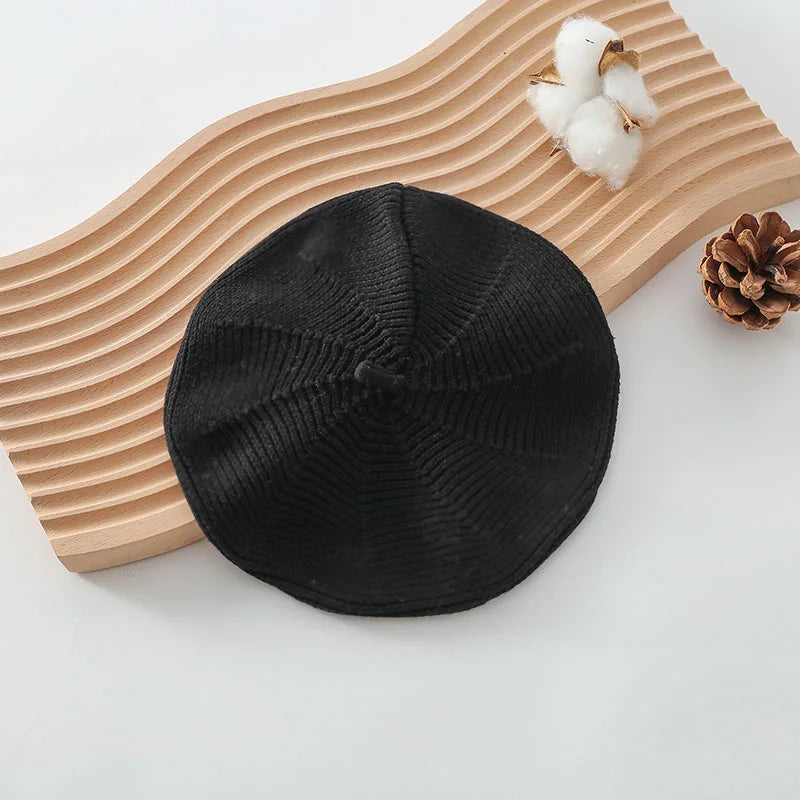 Cotton Knit Baby Beret, product view 10