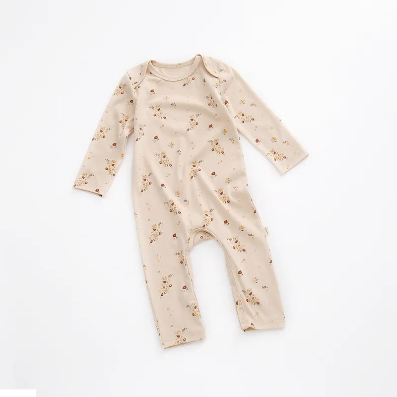 Spring Print Cotton Romper, product view 5