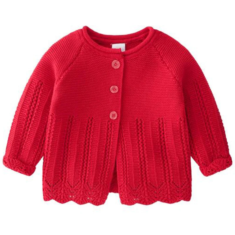 Kids Knitted Cardigan Jacket for Boys and Girls side view
