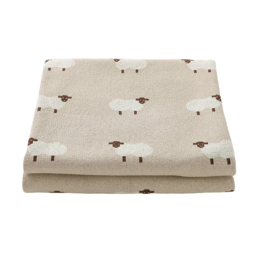 Cotton Knit Baby Blanket, product view 8
