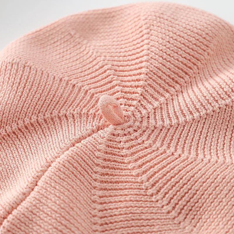 Cotton Knit Baby Beret, product view 6