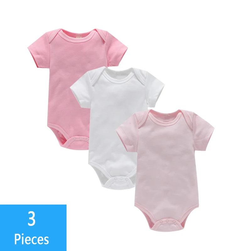 GentleNest Solid Color Baby Bodysuit Set