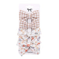 Leopard Dot Bowknot Hair Clip Set