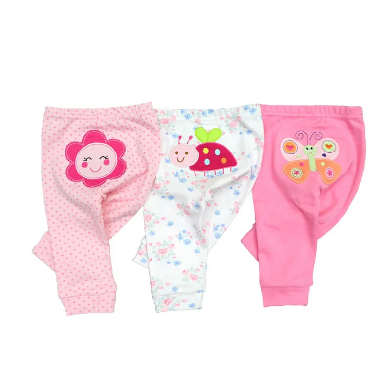 Cartoon Print Cotton Baby Pants