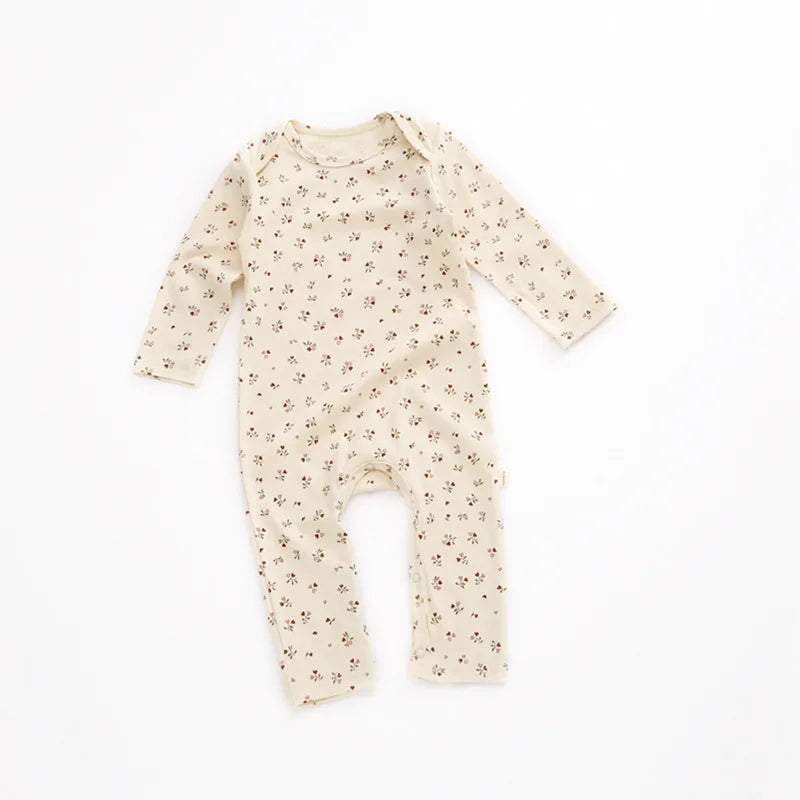 Spring Print Cotton Romper, product view 7