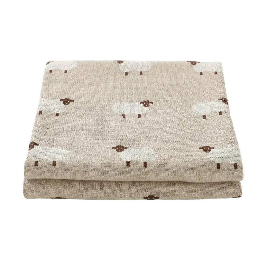 Cotton Knit Baby Blanket, product view 2