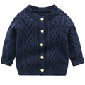 Kids Knitted Cardigan Jacket for Boys and Girls texture detail