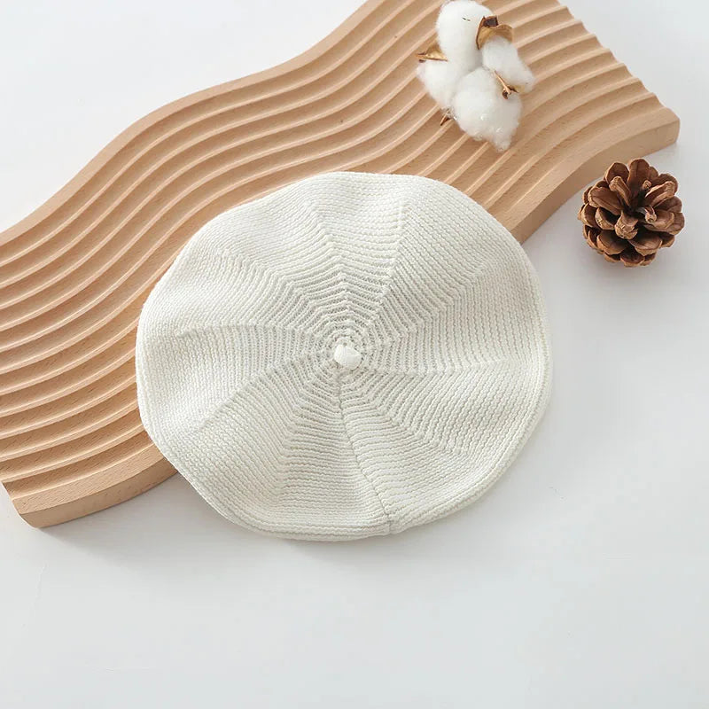 Cotton Knit Baby Beret, product view 12