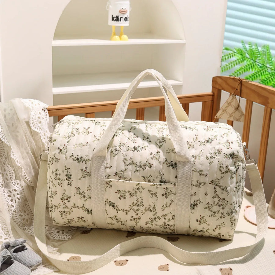Embroidered Large Capacity Diaper Bag, product view 9