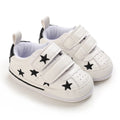 Black Star Velcro Little Steps baby sneakers