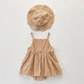 The Margot Dress & Hat Set - Khaki
