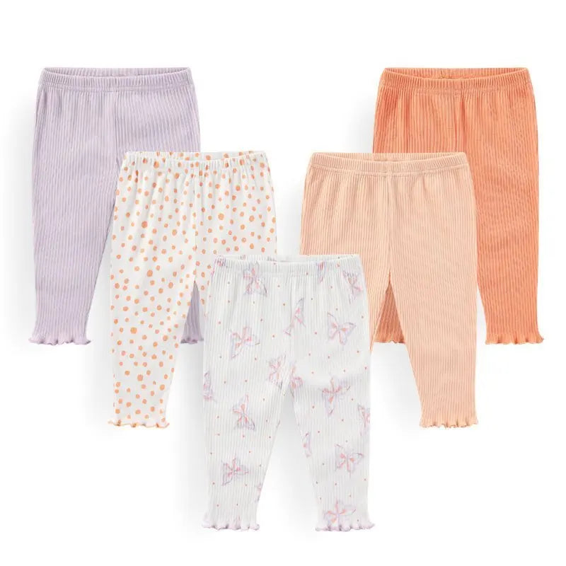 Solid Color Cotton Baby Pants