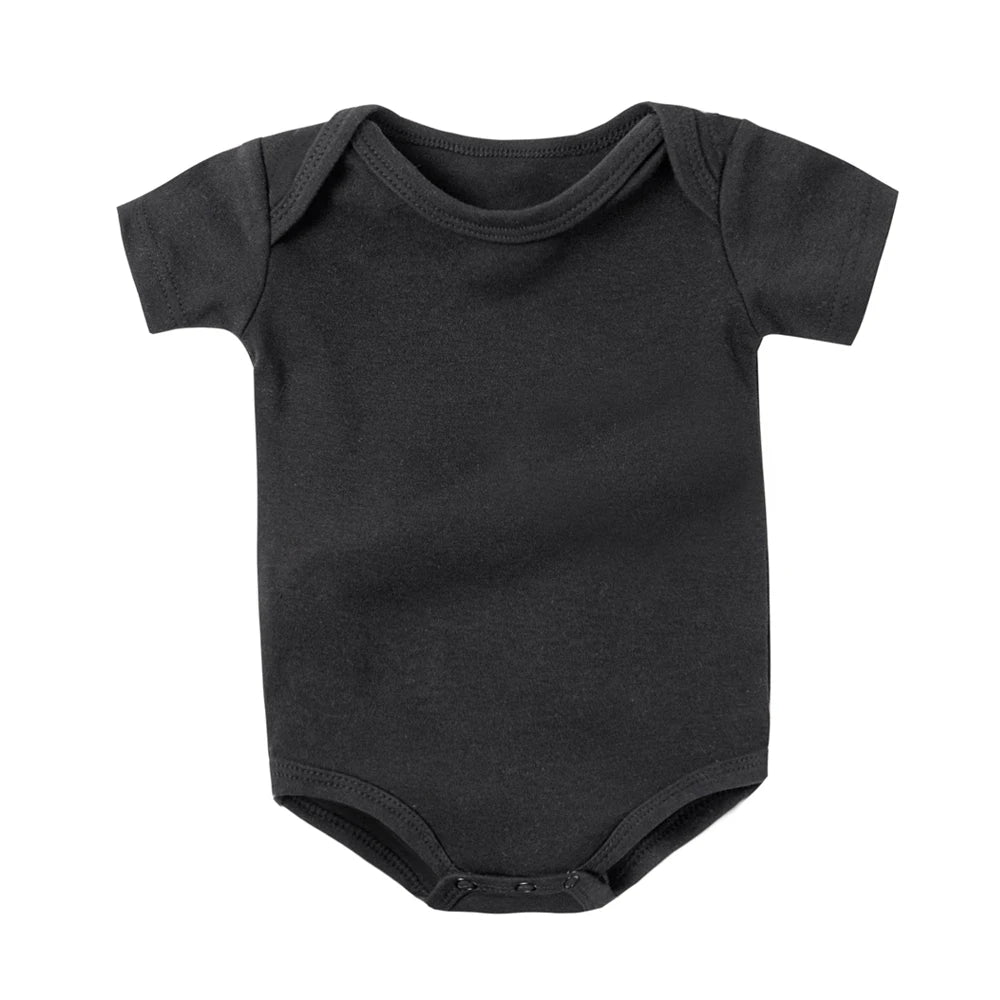 Solid Cotton Baby Bodysuit