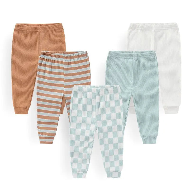 Solid Color Cotton Baby Pants