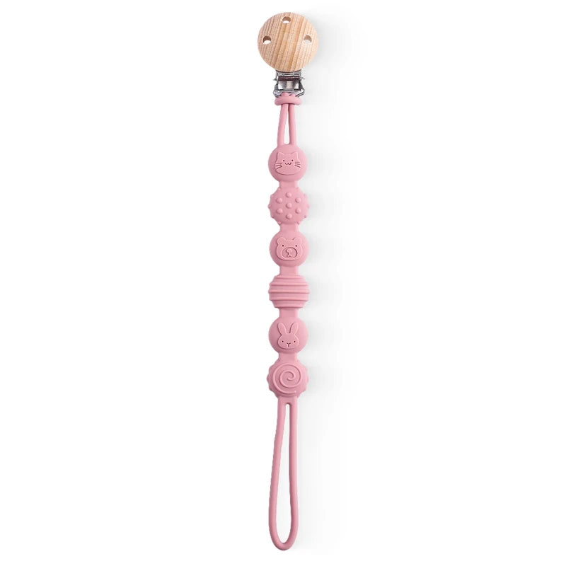 Beech Wood Pacifier Clip
