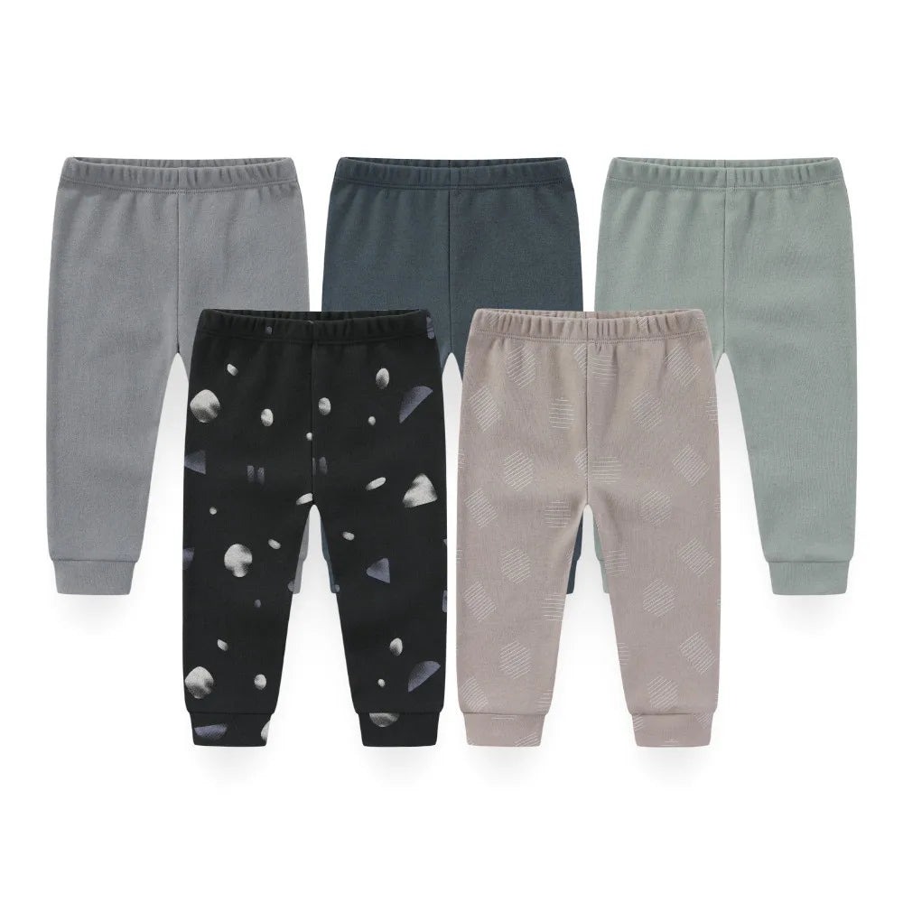 Solid Color Cotton Baby Pants