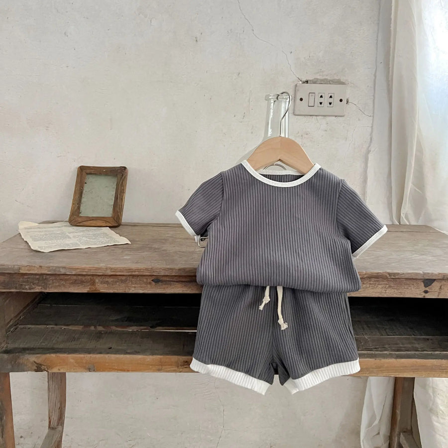 Striped Cotton Baby Pants Set, product view 8