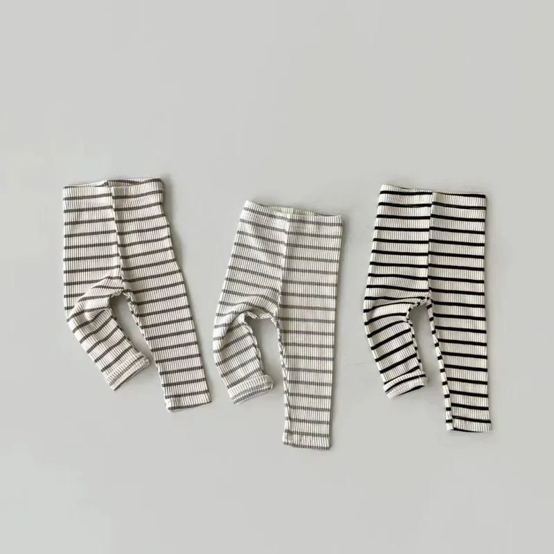 Striped Skinny Leggings Pants, product view 3